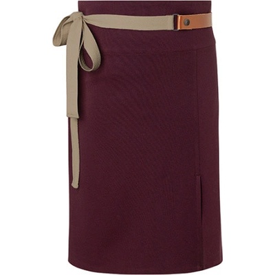Karlowsky Gastro zástera KY055 Aubergine 110 x 65 cm