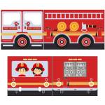 Vipack Детска завеса за легло 4 бр. 195x75 cm Fire Truck - Vipack (TX50010)