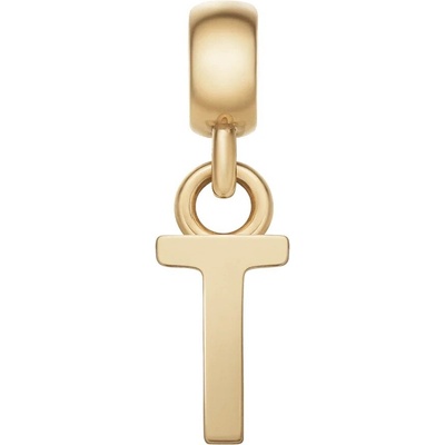 Daniel Wellington Pozlátený prívesok písmeno "T" Charms DW00400503
