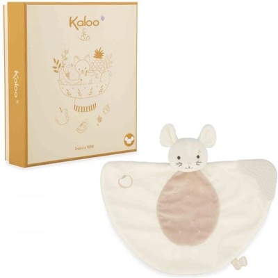 Kaloo Grignoti Мекотело с силиконов гризалка Мишка в подаръчна кутия