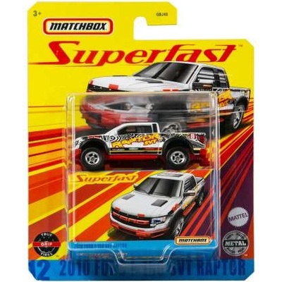 Matchbox Toys Auto Superfast 2010 Ford F-150 SVT Raptor