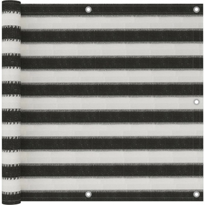 Haba Balkónová zástěna HDPE 90 x 300 cm antracitovo-bílá