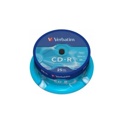 Verbatim CD-R 700MB 52x Datalife оп. 25
