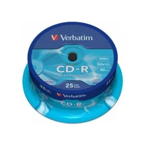 Verbatim CD-R 700MB 52x Datalife оп. 25
