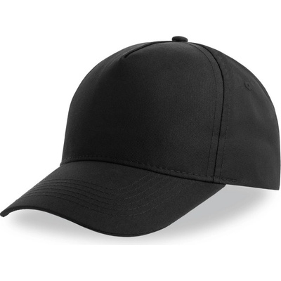 Atlantis Headwear Kid Recy Five 5 panelová dětská COT33023700299-black Černá