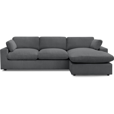 Bobochic Тъмносив ъглов диван от рипсено кадифе Belair - Bobochic Paris (WT-HILO-N--U4W_2 P1086)