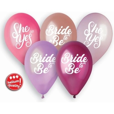 Gemar Latexové balóny Bride to be She Said Yes