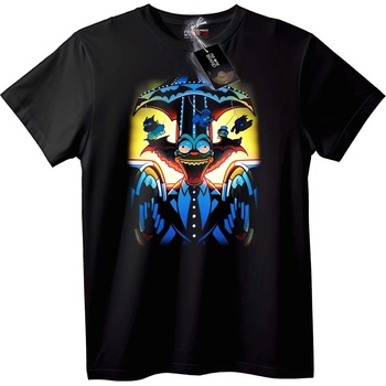NOONEBRAND Тениска Карнавален Клоун - 2XL, Black