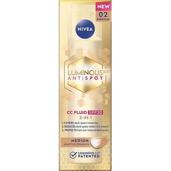 Nivea CC krém Cellular Luminous stredný 40 ml