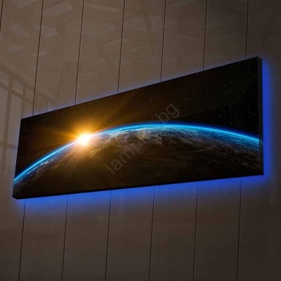 Asir LED декоративна картина с осветление LED/1x9V 6LR61 (AS1973)