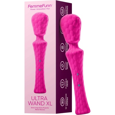 FemmeFunn Ultra Wand XL - вибратор масажор - премиум - розов