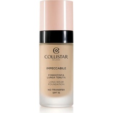 Collistar Impeccabile Long Wear Foundation dlhotrvajúci make-up SPF15 4G Golden Sand 30 ml