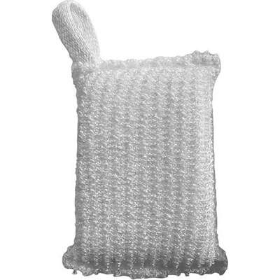 TORO Masážní žínka do koupele a sauny bílá