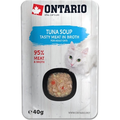 ONTARIO Тунецова супа за котки Ontario 40 г