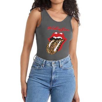 AMPLIFIED дамско боди the rolling stones - leopard - amplified - zav853d55
