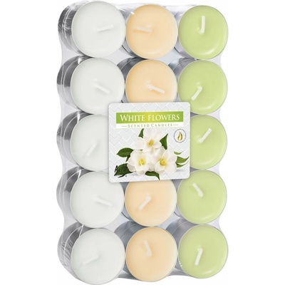 BISPOL White flowers 30 ks