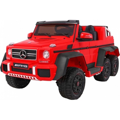 Mamido Elektrické autíčko Mercedes G63 6x6 červená
