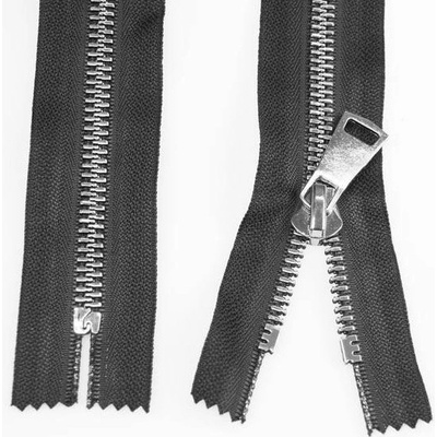 Prima-obchod Kostěný zip No 8 délka 16 cm nedělitelný, barva Černá