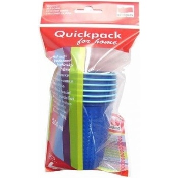 QUICKPACK Kelímky modré 200ml