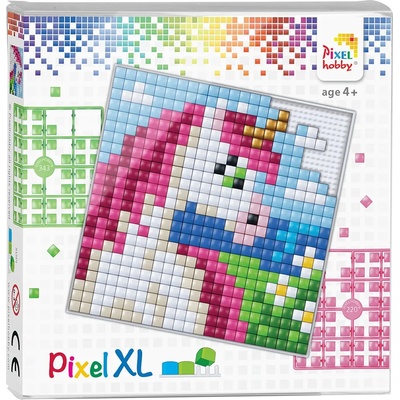 Pixelhobby Мозайка с пиксели XL, Pixelhobby, 23x23 пиксела - Еднорог (41010-Unicorn)