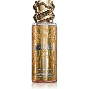Roberto Cavalli Just Cavalli Sultry Gold Парфюмирана мъгла за тяло и коса за жени 250ml