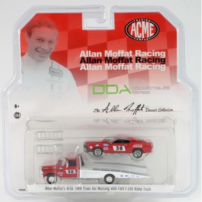 Acme Ford F-350 Ramp Truck Allan Moffat´s 38 Racing Trans Am Mustang 1969 Set 1:64