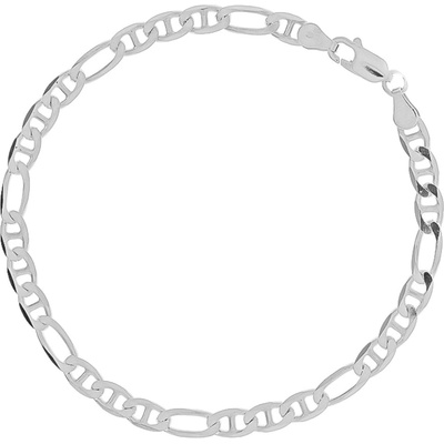 Argento Stříbrný náramek - vzor Figaruchi, šířka 5 mm I5306