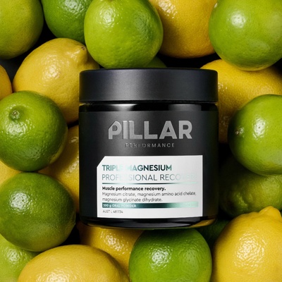 Pillar Triple Magnesium Powder sklenice Citrón/Limeta 200 g