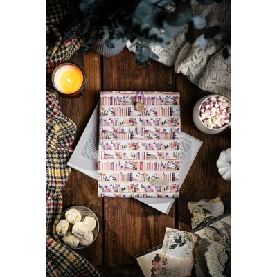 Látkový obal na knihy booksleeve Knihovna světlá