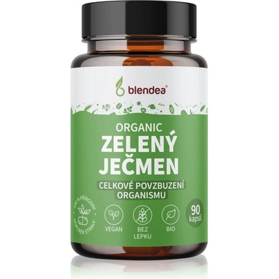 Blendea Organic Zelený ječmen kapsuly s antioxidačným účinkom 90 kapsúl