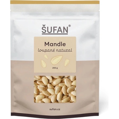 ŠUFAN Mandle loupané Španělsko 200 g