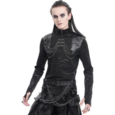 Devil fashion мъжка тениска с дълъг ръкав DEVIL FASHION - Computer Wave - TT284