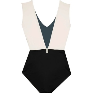 MYMARINI Дамски бански костюм MYMARINI Women's Summerbody Swimsuit - Black / Grey / White (150-5878-0111)