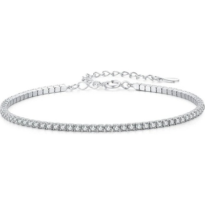 Grace Silver Jewellery stříbrný tenisový náramek se zirkony Keelin NR-RHB1366/41 stříbrná