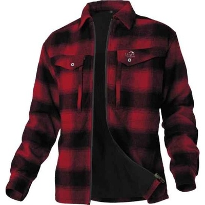 Geoff Anderson Zateplená bunda Ezmar2+ s kapucí dlouhý rukáv červená