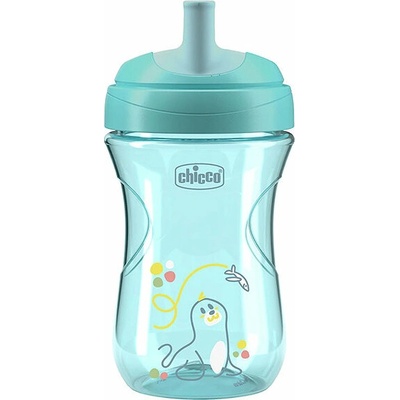 Chicco Advanced Cup tréningový hrnček s rúrkou Teal 266 ml