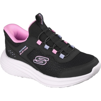 Image 1 of Skechers Детски обувки Skechers Slip-ins Bounder Shoes Childrens - Black/Pink