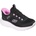 Skechers Детски обувки Skechers Slip-ins Bounder Shoes Childrens - Black/Pink