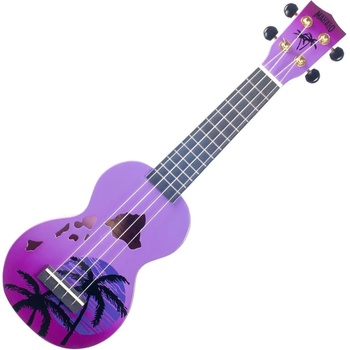 Mahalo Hawaii Hawaii Purple Burst Сопрано укулеле (MD1HA-PPB)