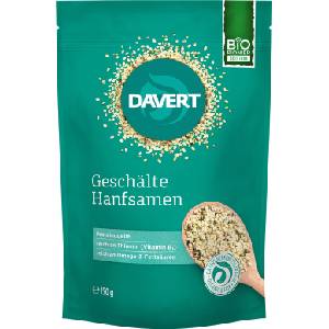 Davert Био белени конопени семена - 150 г