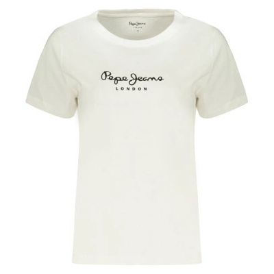 PEPE JEANS dámské tričko s krátkým rukávem White
