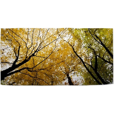Sablio Ručník s potiskem Koruny stromů 50 x 100 cm