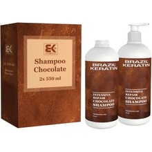 Brazil Keratin Chocolate Shampoo 2 x 550 ml darčeková sada