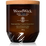 WoodWick Tomato Leaf & Basil ароматна свещ 184 гр