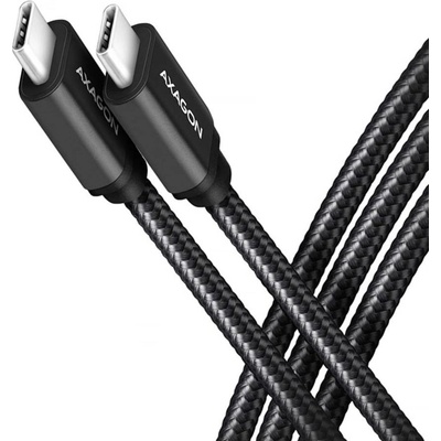 Axagon BUCM2-CM15AB USB-C USB-C, 1.5m, černý