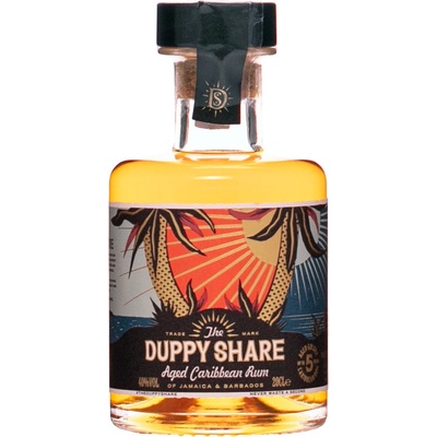 The Duppy Share Aged Caribbean Rum 40% 0,2 l (holá láhev)