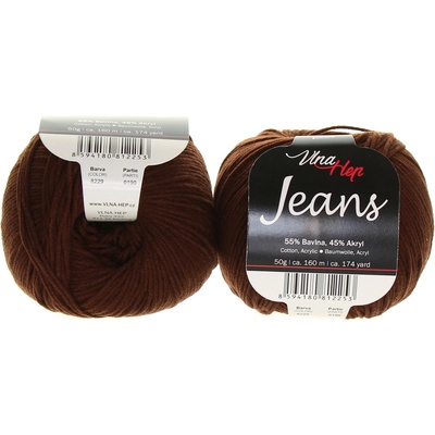 Vlna Hep Jeans 8229 čokoládová