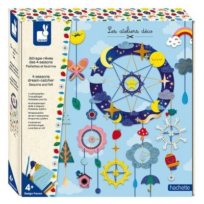 Janod - Творчески комплект - Капан за сънища - Сезони (J07913)