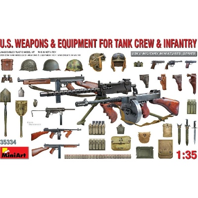 MiniArt U.S. Weapons & Equipment for Tank Crew & Infantry 1:35