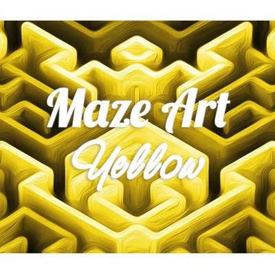 Maze Art: Yellow